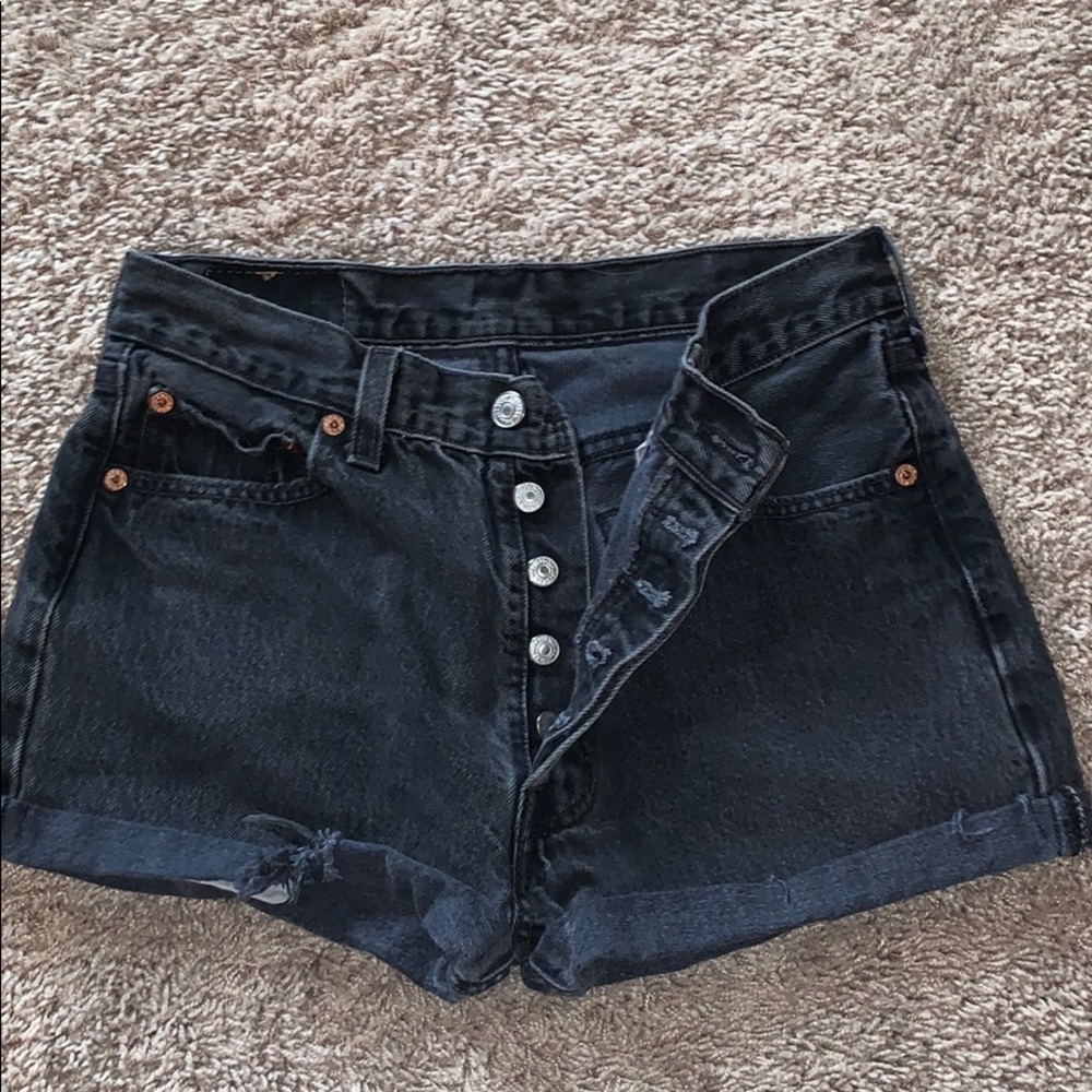 Black Levi shorts